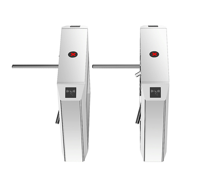 Semi Automatic Fingerprint Smart Card Stadium Bar Code 3 Arm Drop Tripod Turnstile Gate
