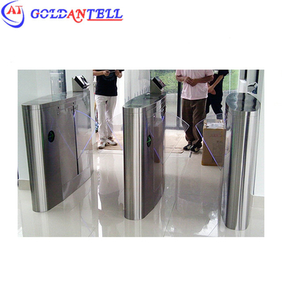 Access Control Hospital Turnstile Automatic Retractable Fingerprint Best Price Gate Barrier Flap Waterproof/Waterproof Dual Pedestrian Movement