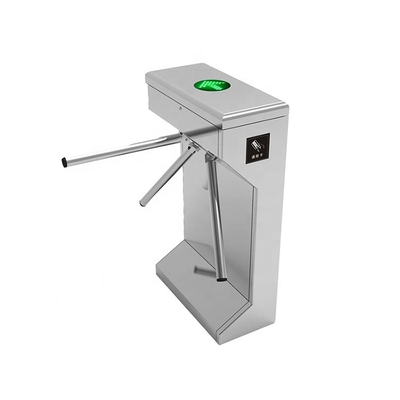 Indoor/Outdoor With Tent High Security Face Recognition Access Control Semi Automatic Tripod Turnstile Barrier Gate System