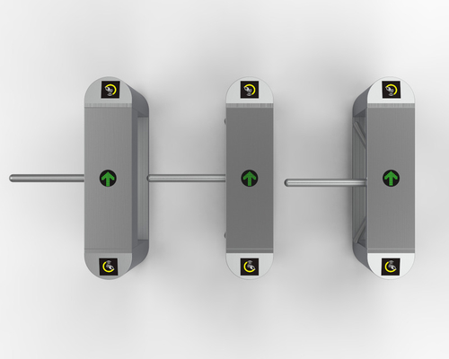 Hot Selling Malaysia Indoor/Outdoor High Security Salary Entrance Ticket System Tripod Turnstile Gate With Face Recognition