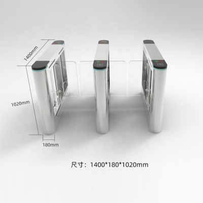 Security System RFID Swing Barrier Gate Automatic  Barrier Gate Access Control